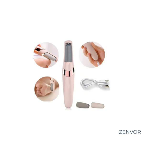 Lixador Elétrico para Pés Recarregável | Zenvor PediSmooth™