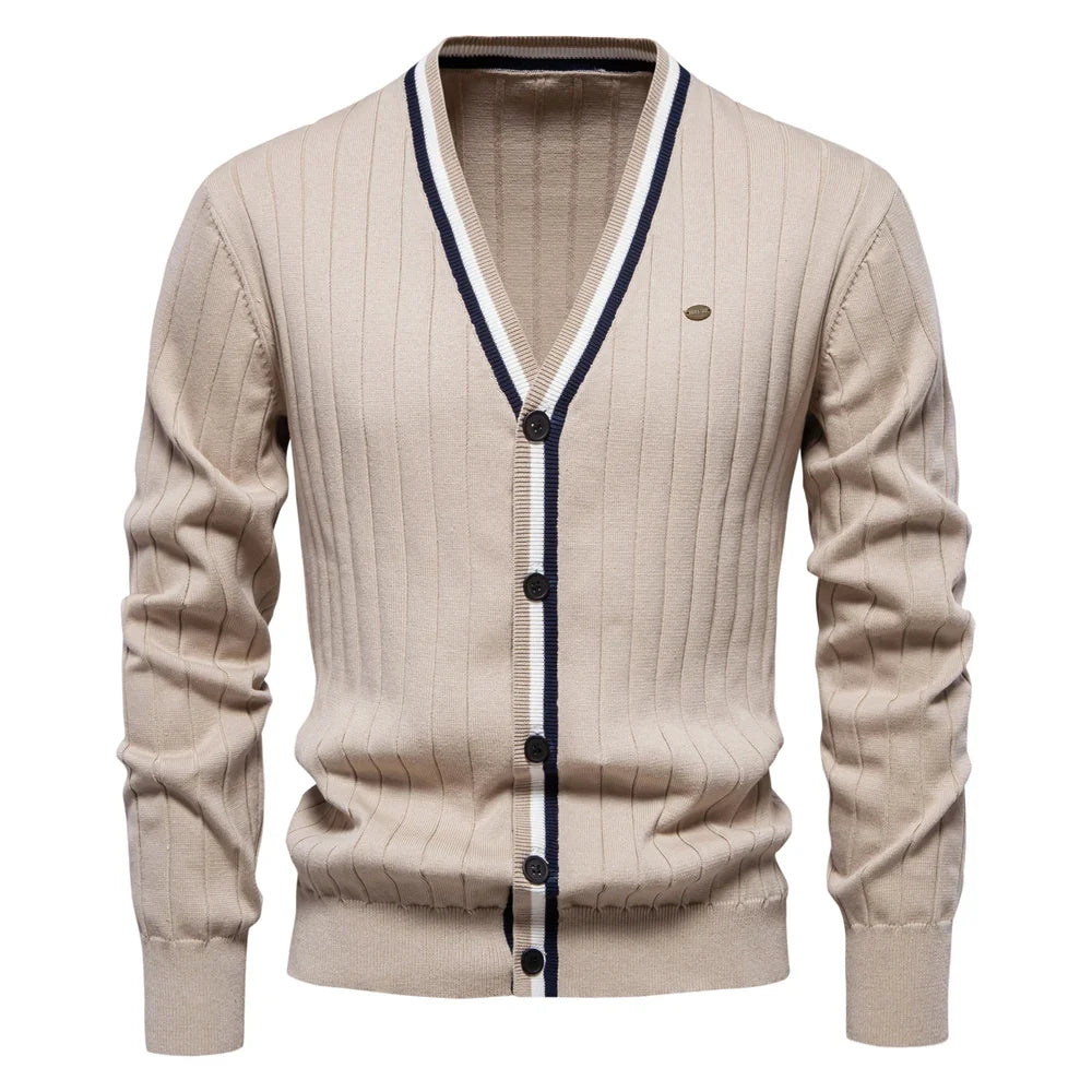 Cardigan Masculino Gola V Seattle