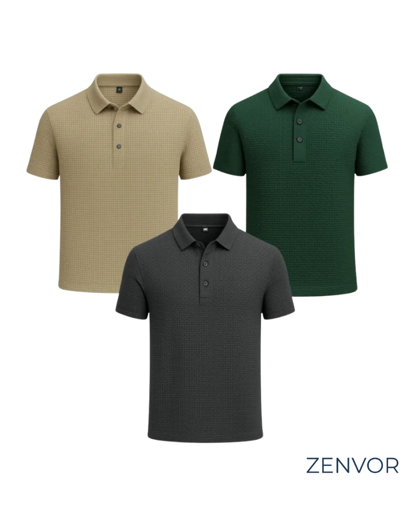 Kit Camisa Polo Zenvor Gelatto™ – [PROMOÇÃO COMPRE 1, LEVE 3]