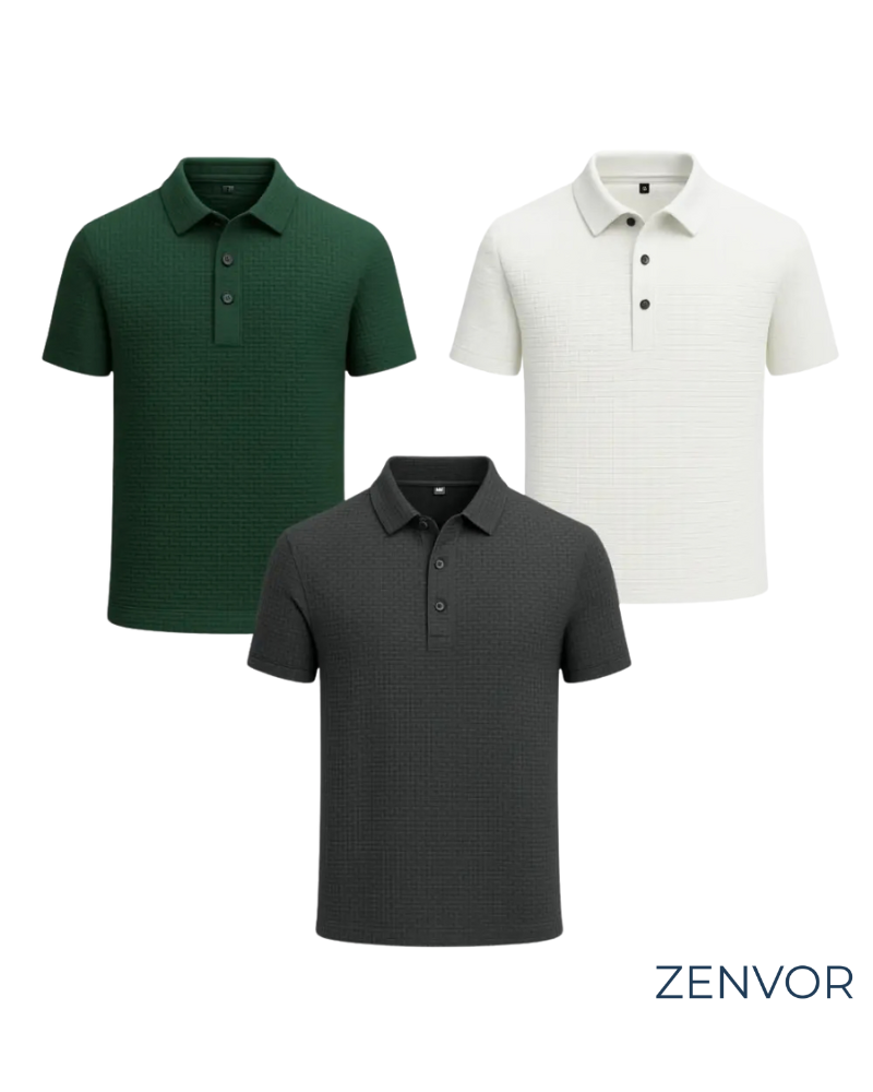 Kit Camisa Polo Zenvor Gelatto™ – [PROMOÇÃO COMPRE 1, LEVE 3]