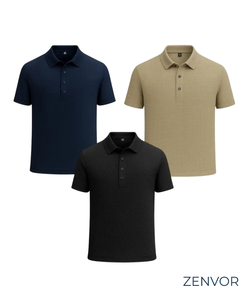 Kit Camisa Polo Zenvor Gelatto™ – [PROMOÇÃO COMPRE 1, LEVE 3]