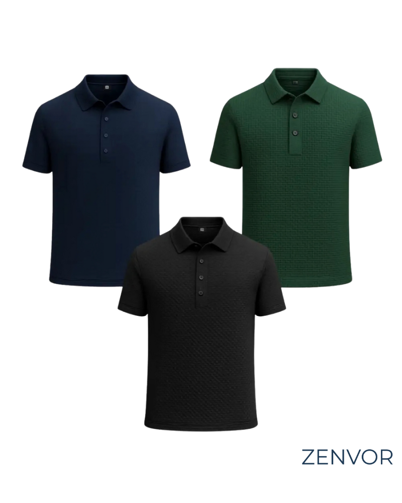 Kit Camisa Polo Zenvor Gelatto™ – [PROMOÇÃO COMPRE 1, LEVE 3]