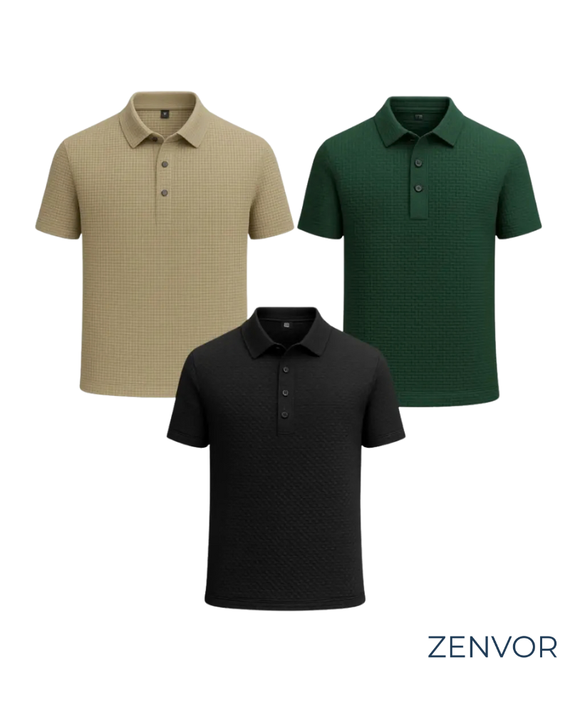 Kit Camisa Polo Zenvor Gelatto™ – [PROMOÇÃO COMPRE 1, LEVE 3]