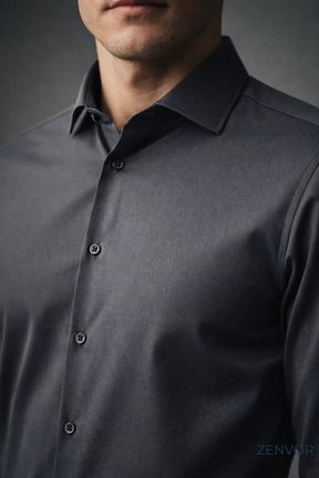 Camisa Social Zenvor Gelatto Super Slim™ - [ANTIODOR E ANTIAMASSO]