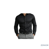 Camisa Social Zenvor Gelatto Super Slim™ - [ANTIODOR E ANTIAMASSO]