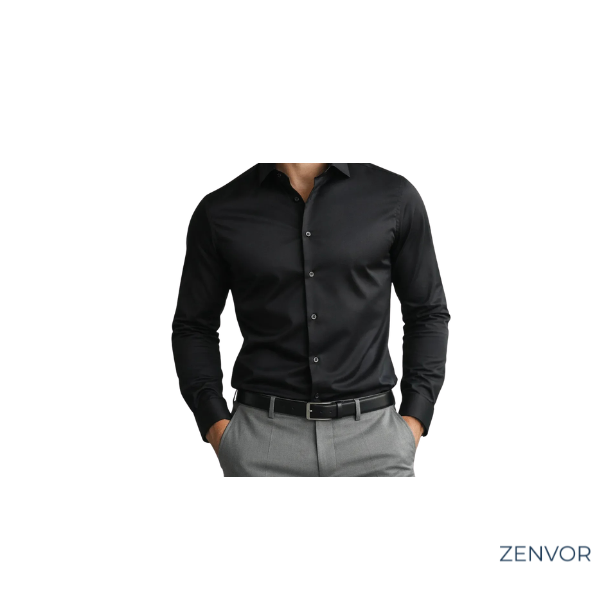 Camisa Social Zenvor Gelatto Super Slim™ - [ANTIODOR E ANTIAMASSO]