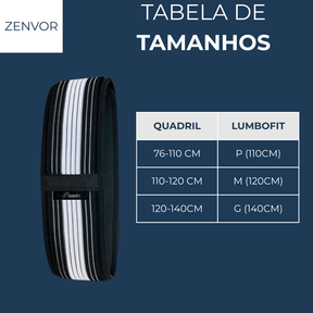 Cinta para dor nas costas - Lumbofit® [ALÍVIO COMPROVADO]