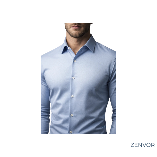 Camisa Social Zenvor Gelatto Super Slim™ - [ANTIODOR E ANTIAMASSO]