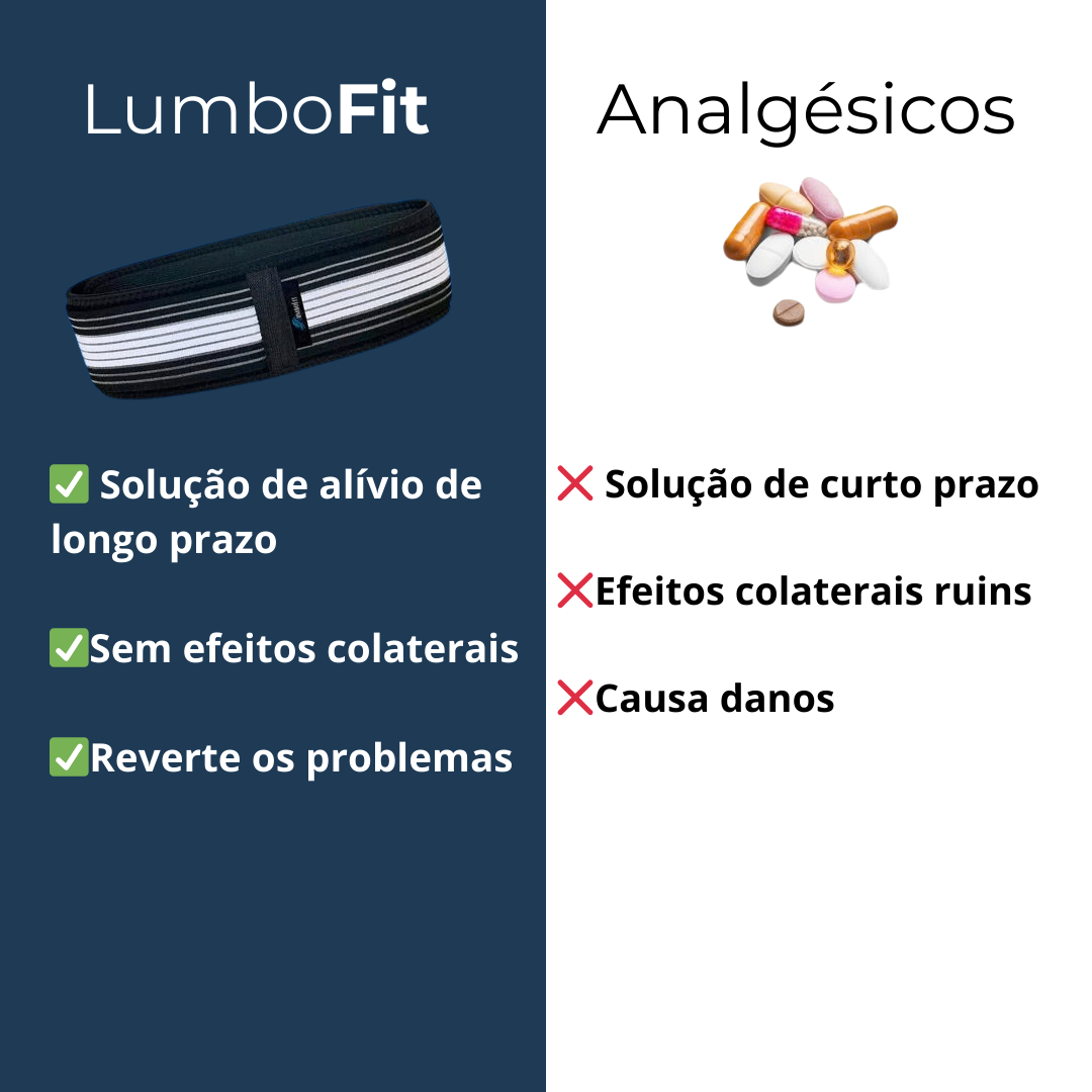 Cinta para dor nas costas - Lumbofit® [ALÍVIO COMPROVADO]