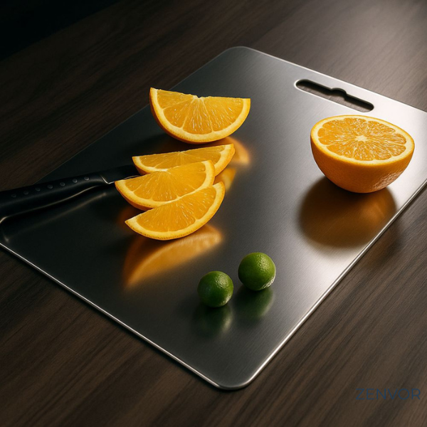 Tábua de Corte Preciso Antibacteriana| Titanium Table