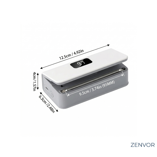 Selador de sacos plásticos | Zenvor FreshSeal™