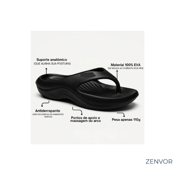 Chinelo Anatômico | Zenvor LightStep™