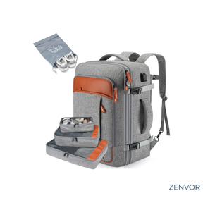 Mochila de Viagem Feminina VersaBag + 3 Necessaires GRÁTIS