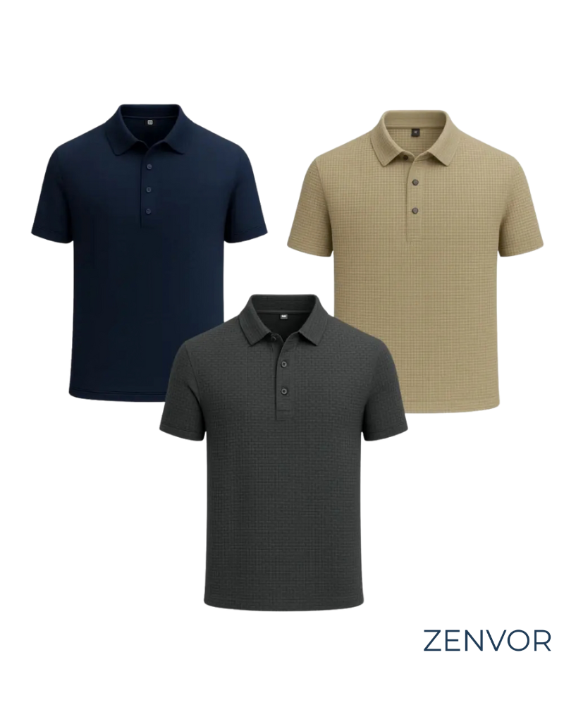Kit Camisa Polo Zenvor Gelatto™ – [PROMOÇÃO COMPRE 1, LEVE 3]