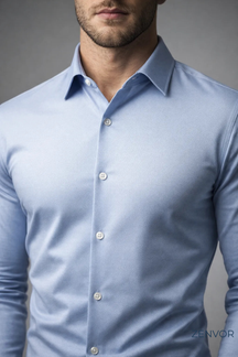 Camisa Social Zenvor Gelatto Super Slim™ - [ANTIODOR E ANTIAMASSO]