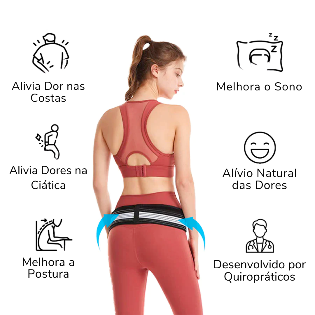 Cinta para dor nas costas - Lumbofit® [ALÍVIO COMPROVADO]