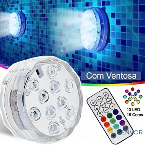 AquaLume™ – Sistema de Iluminação Submersível para Piscinas - [PROMOÇÃO COMPRE 1, LEVE 3]