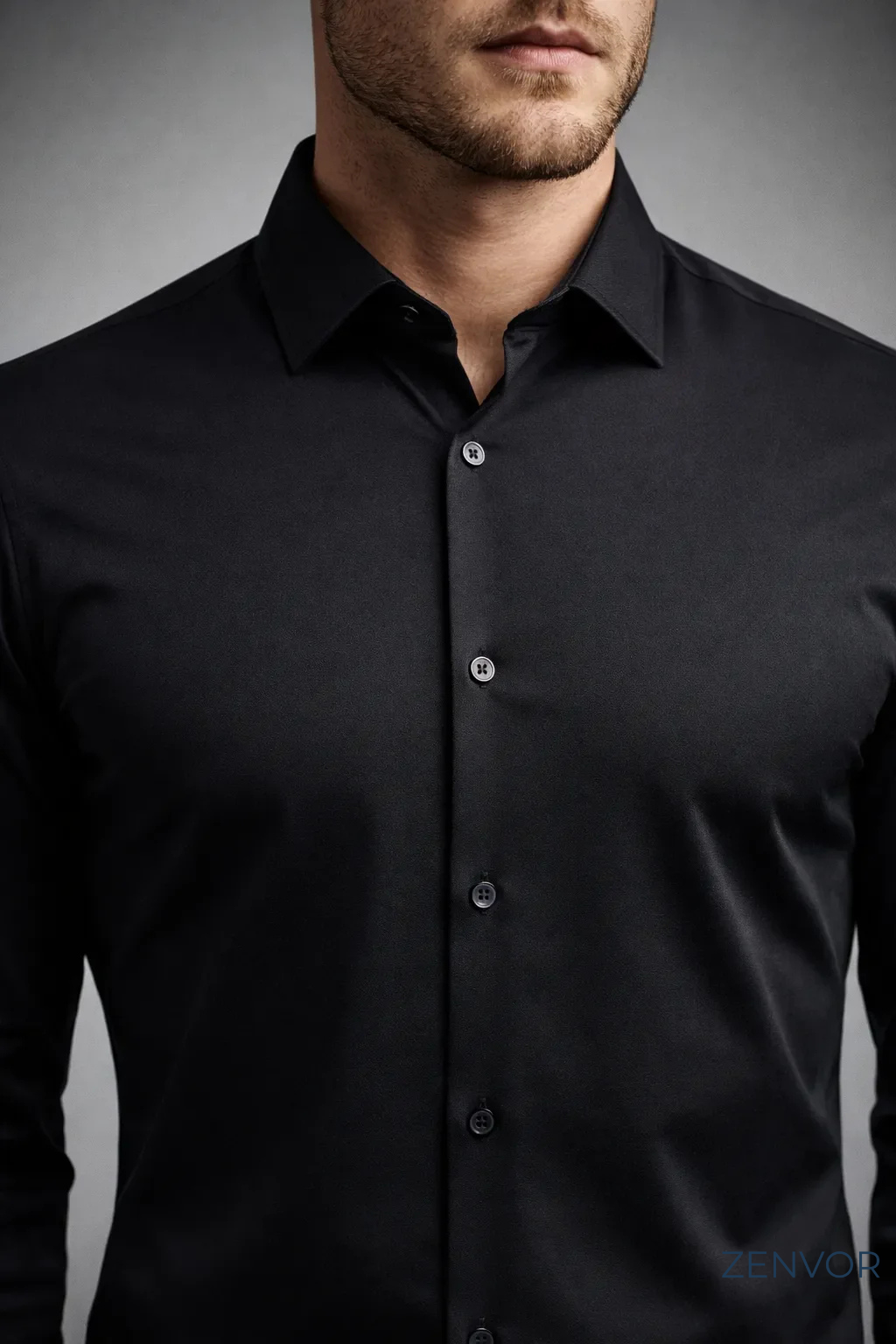 Camisa Social Zenvor Gelatto Super Slim™ - [ANTIODOR E ANTIAMASSO]