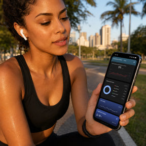 Anel Inteligente Smart Ring para Sono, Saúde e Performance