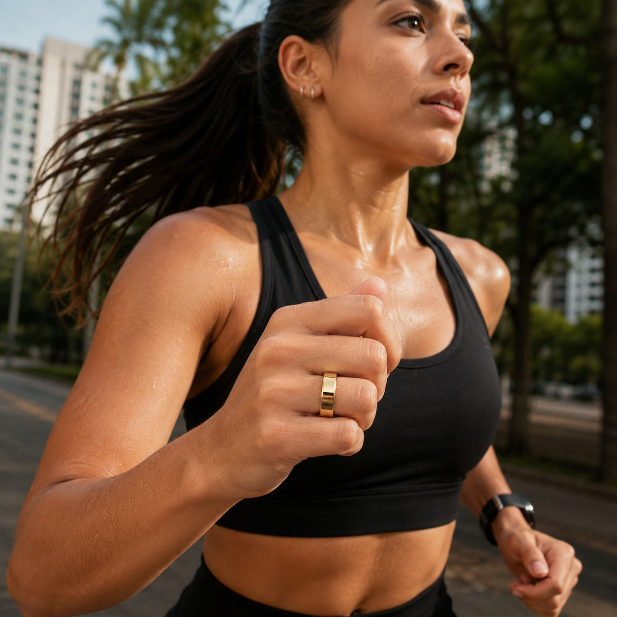 Anel Inteligente Smart Ring para Sono, Saúde e Performance