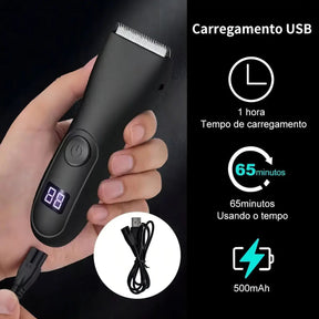 Aparador De Pelos Saco Homem P D'agua Barberpro Ultra íntimos