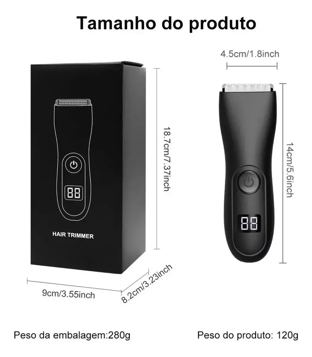 Aparador De Pelos Saco Homem P D'agua Barberpro Ultra íntimos