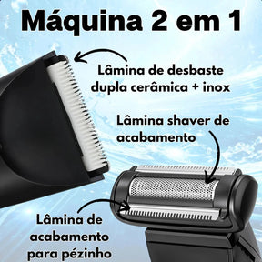 Barbeador Aparador De Pelos Eletrico Mini Portatil Maquina De Raspar Saco Depilador Masculino Sem Dores Nao Belisca Intimo