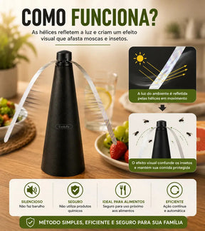 Zenvor FlyGuard™ — Kit 3 Espanta-Moscas Automáticos
