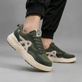 Tênis Masculino Verde Militar New Akion Street Urbano 34-43