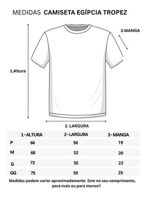 Kit 3 Camiseta Algodão Egípcio Original C/ Elastano Básica
