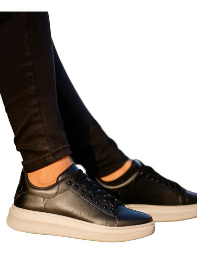 Tenis Casual Masculino Sola Alta Oversize Sneaker Clásico