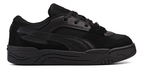 Tênis Puma 180 Skate Robusto Confortável Macio Camurça Black