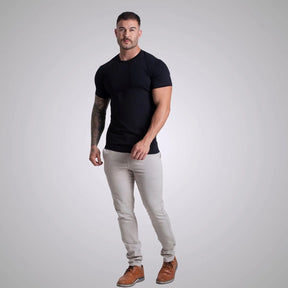 Camiseta Algodão Egípcio Original C/ Elastano Lisa Masculina