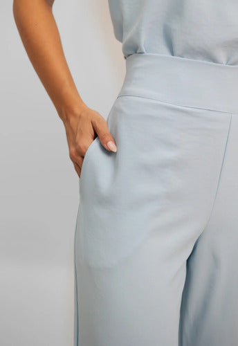 Conjunto Feminino Regata Calça Pantalona Alfaiataria