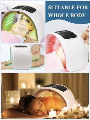 Câmara Led Estetica Facial 7cores Tratamento Pele Spray Agua