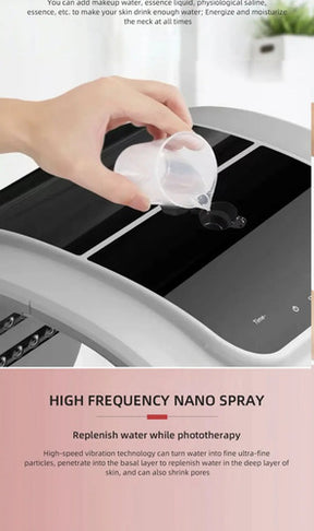 Câmara Led Estetica Facial 7cores Tratamento Pele Spray Agua