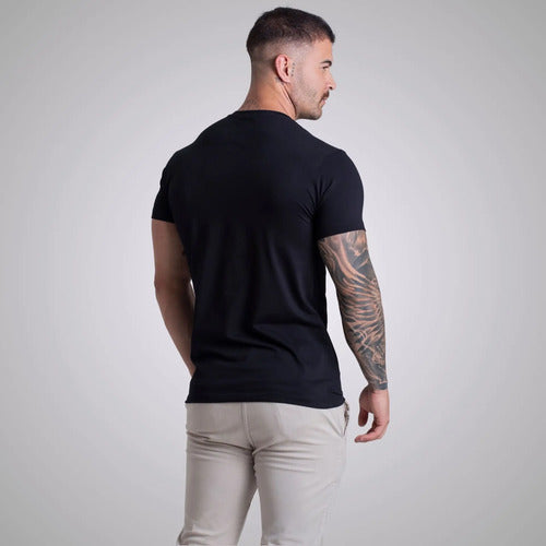 Kit 3 Camiseta Algodão Egípcio Original C/ Elastano Básica