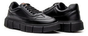 Kit 2 Pares Tênis Sneaker Masculino Casual Sola Alta Flat