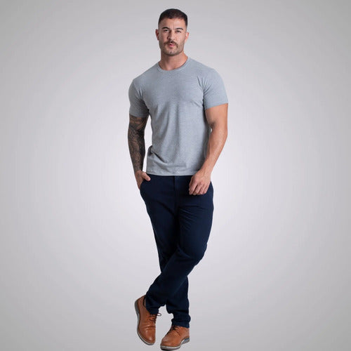 Kit 3 Camiseta Algodão Egípcio Original C/ Elastano Básica