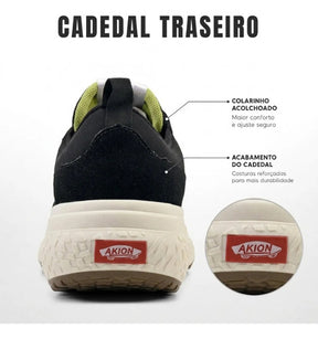 Tênis Masculino Verde Militar New Akion Street Urbano 34-43