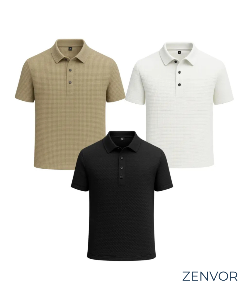 Kit Camisa Polo Zenvor Gelatto™ – [PROMOÇÃO COMPRE 1, LEVE 3]