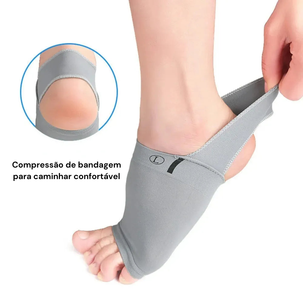 Palmilha Ortopédica Suporte de Arco em Gel