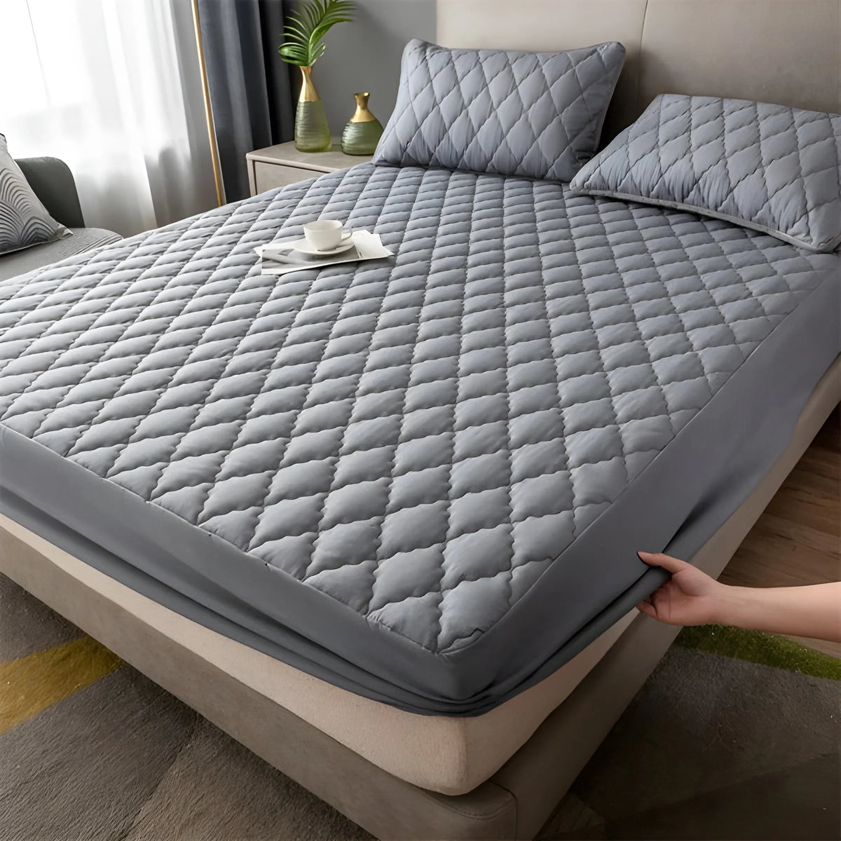 Protetor de Colchão Impermeável com Elástico