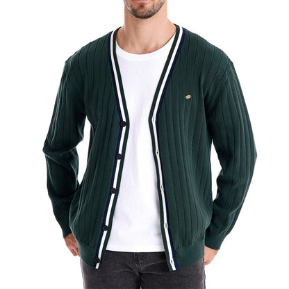 Cardigan Masculino Gola V Seattle