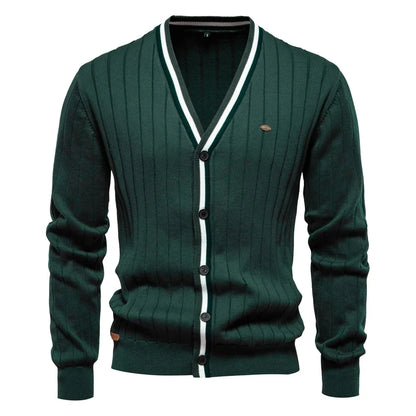Cardigan Masculino Gola V Seattle