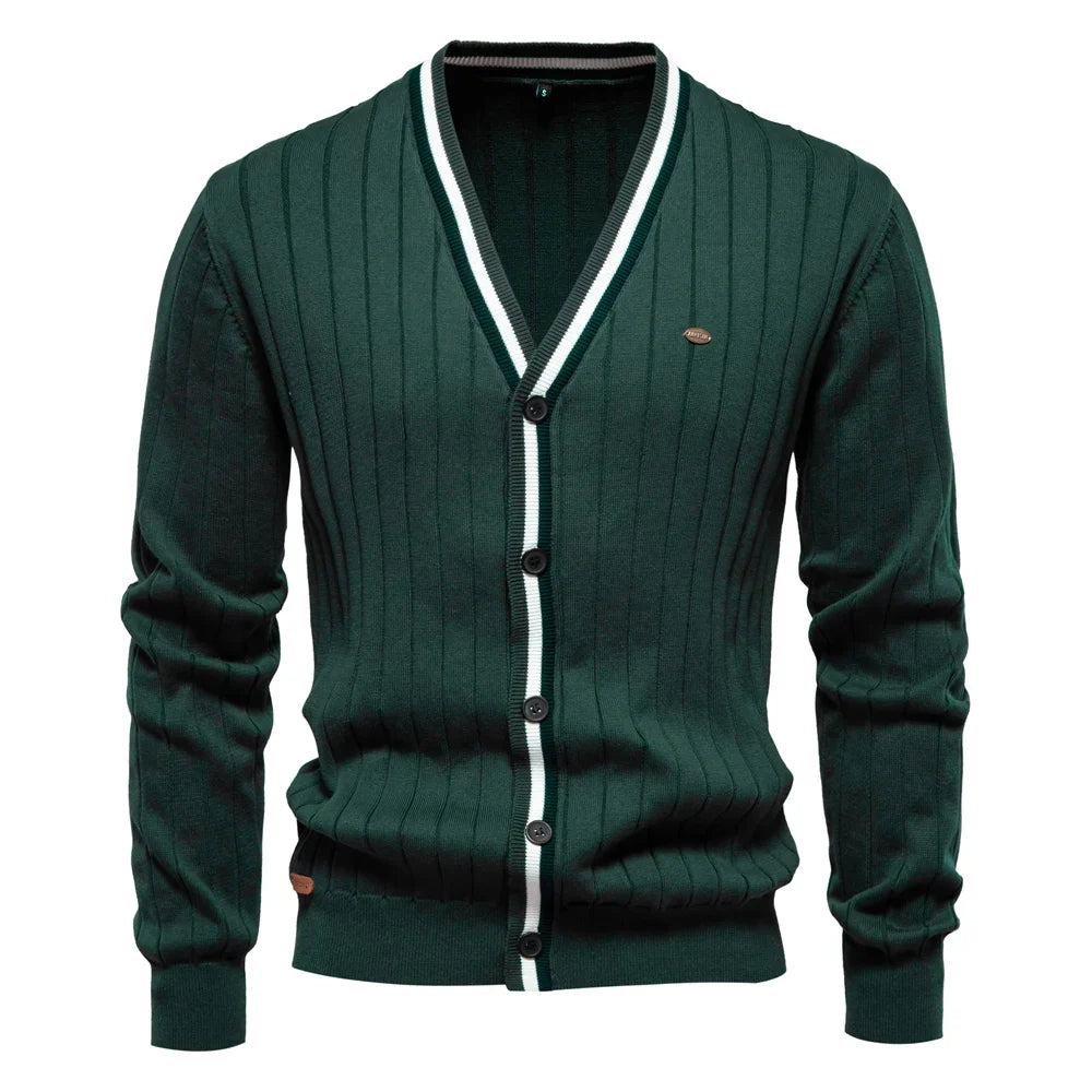 Cardigan Masculino Gola V Seattle