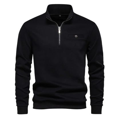 Moletom Masculino Meio Zíper Queenstown