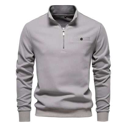 Moletom Masculino Meio Zíper Queenstown