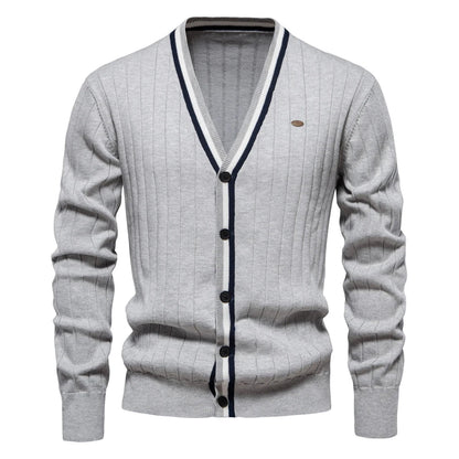 Cardigan Masculino Gola V Seattle