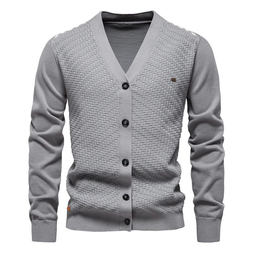 Cardigan Masculino Gola V Portland